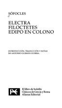 Sophocles: Electra (Paperback, Spanish language, 2005, Alianza)