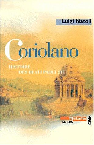 Natoli: Coriolano (Paperback, French language, Métailié)