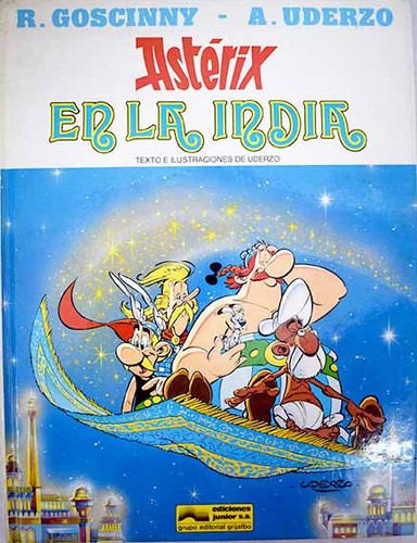 Albert Uderzo: Astérix en la India (1991, JUNIOR)