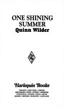 Wilder: One Shining Summer (Paperback, 1994, Harlequin)