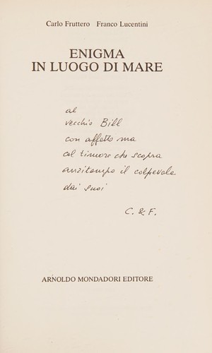 Enigma in luogo di mare (Italian language, 1991, A. Mondadori)