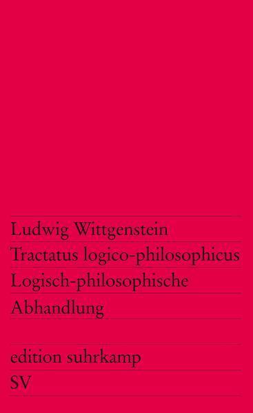 Tractatus logico-philosophicus (German language, 1963, Suhrkamp Verlag)