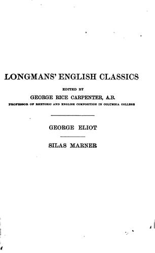 Silas Marner (1895, Longmans, Green, and Co)