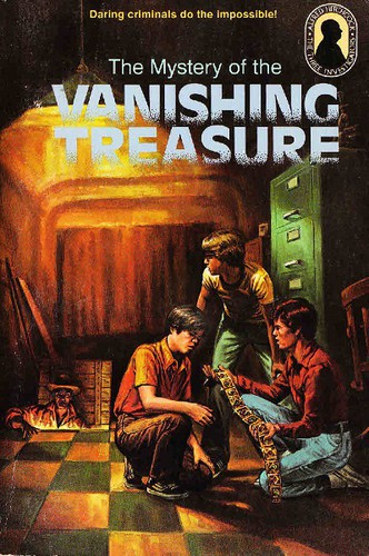 Alfred Hitchcock and the three investigators in The mystery of the vanishing treasure (Paperback, 1980, Random House)