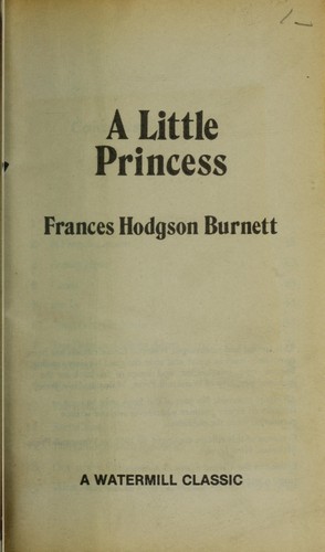 A little princess (1981, Watermill Press)