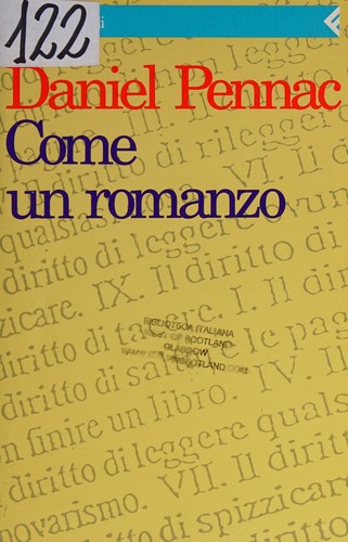 Come un romanzo (Italian language, 1993, Feltrinelli)