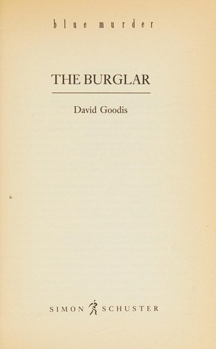 David Goodis: The Burglar (Paperback, 1988, Simon & Schuster Ltd)