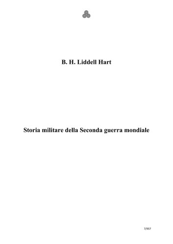 Storia militare della seconda guerra mondiale (Italian language, 2009, Mondadori)