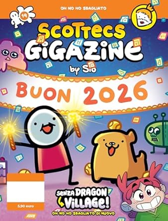 Giacomo Bevilacqua, Sio, Francesca Presentini, Barbascura X, Davide Dado Caporali, Gaia De Bernardini, Pietro B. Zemelo, Nicola Bernardi, Lorenzo Lorro Civolari, Stefano TheSparker Conte, Christian Giove, Donato TheDonatz Russillo: Scottecs Gigazine #19 (Paperback, italiano language, 2025, Gigaciao)