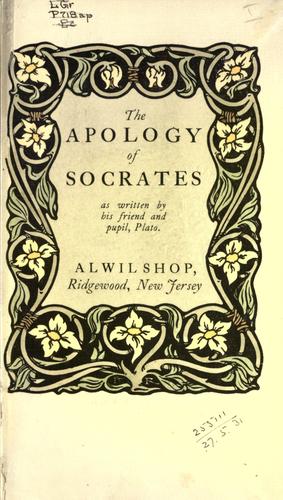 Plato: The Apology of Socrates (1901, A. Shop)