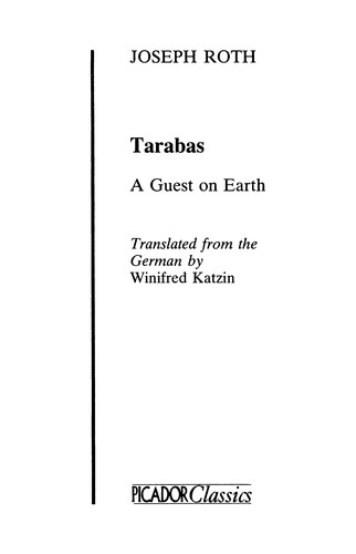 Joseph Roth: Tarabas. (1988, Pan)
