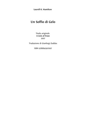 Un soffio di gelo (Italian language, 2011, Nord)