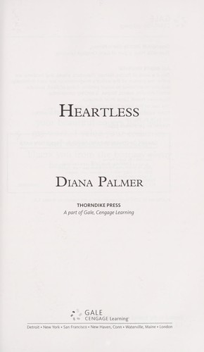 Heartless (2009, Thorndike Press)
