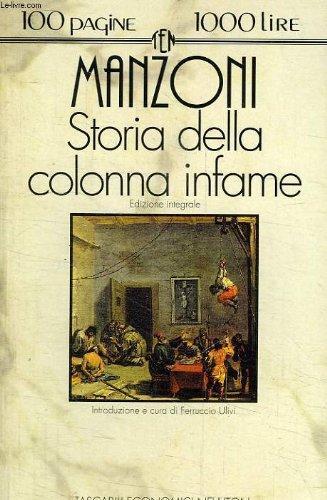 Storia della colonna infame (Italian language, 1993)