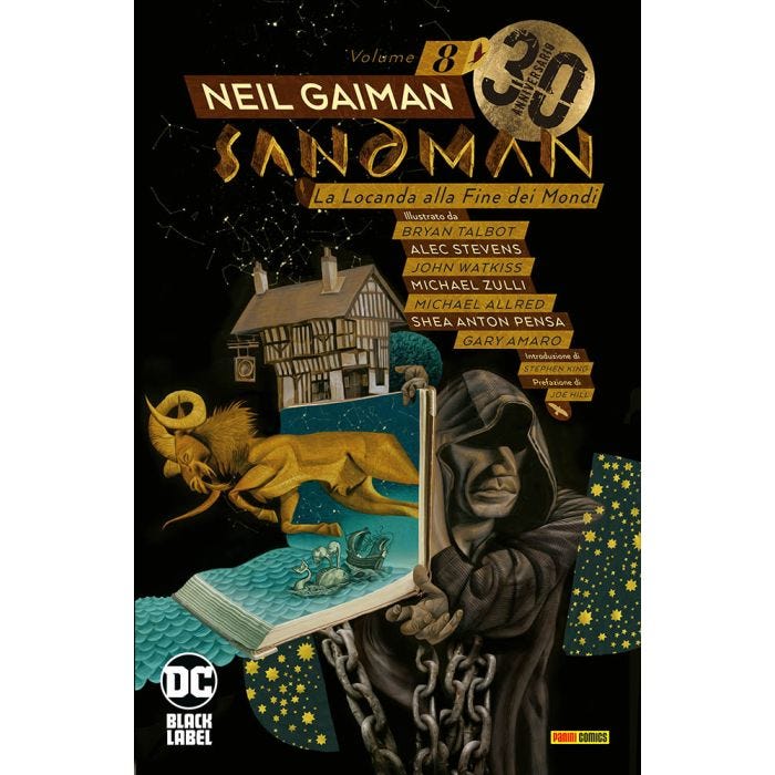 Neil Gaiman, Stephen King, Joe Hill, Bryan Talbot, Michael Zulli, Alec Stevens, Michael Allred, Shea Anton Pensa, Gary Amaro: Sandman, Vol. 8: La locanda alla fine dei mondi (Paperback, Italiano language, 2021, Panini Comics)