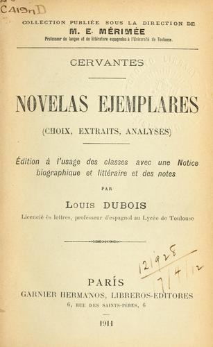 Novelas ejemplares (Spanish language, 1911, Hermanos)