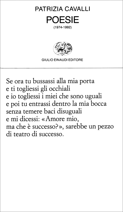 Poesie : 1974-1992 (Italian language, 1992, G. Einaudi)