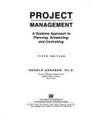 Harold Kerzner: Project management (1995, Van Nostrand Reinhold)