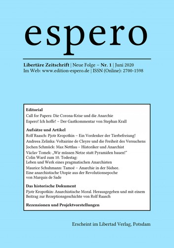 Jochen Knoblauch, Rolf Raasch, Markus Henning, Jochen Schmück: espero 1 (EBook, German language, 2020, Libertad Verlag)