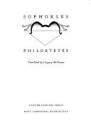 Sophocles: Philoktetes (Paperback, 1986, Copper Canyon Press)