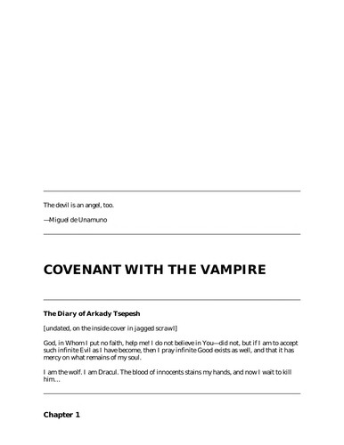 Covenant with the vampire (1995, Dell)