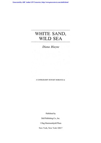 White Sand, Wild Sea (1983, Dell Publishing)