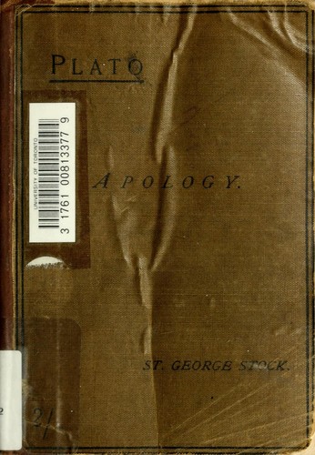 Plato: Apology (Ancient Greek language, 1887, Clarendon Press)