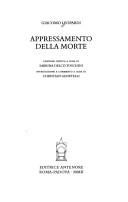 Appressamento della morte (Italian language, 2002, Antenore)
