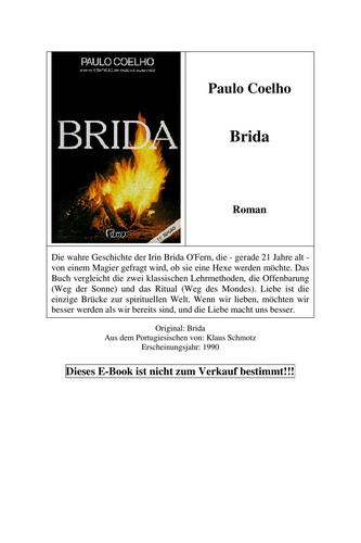 Brida (German language, 2008, Diogenes)