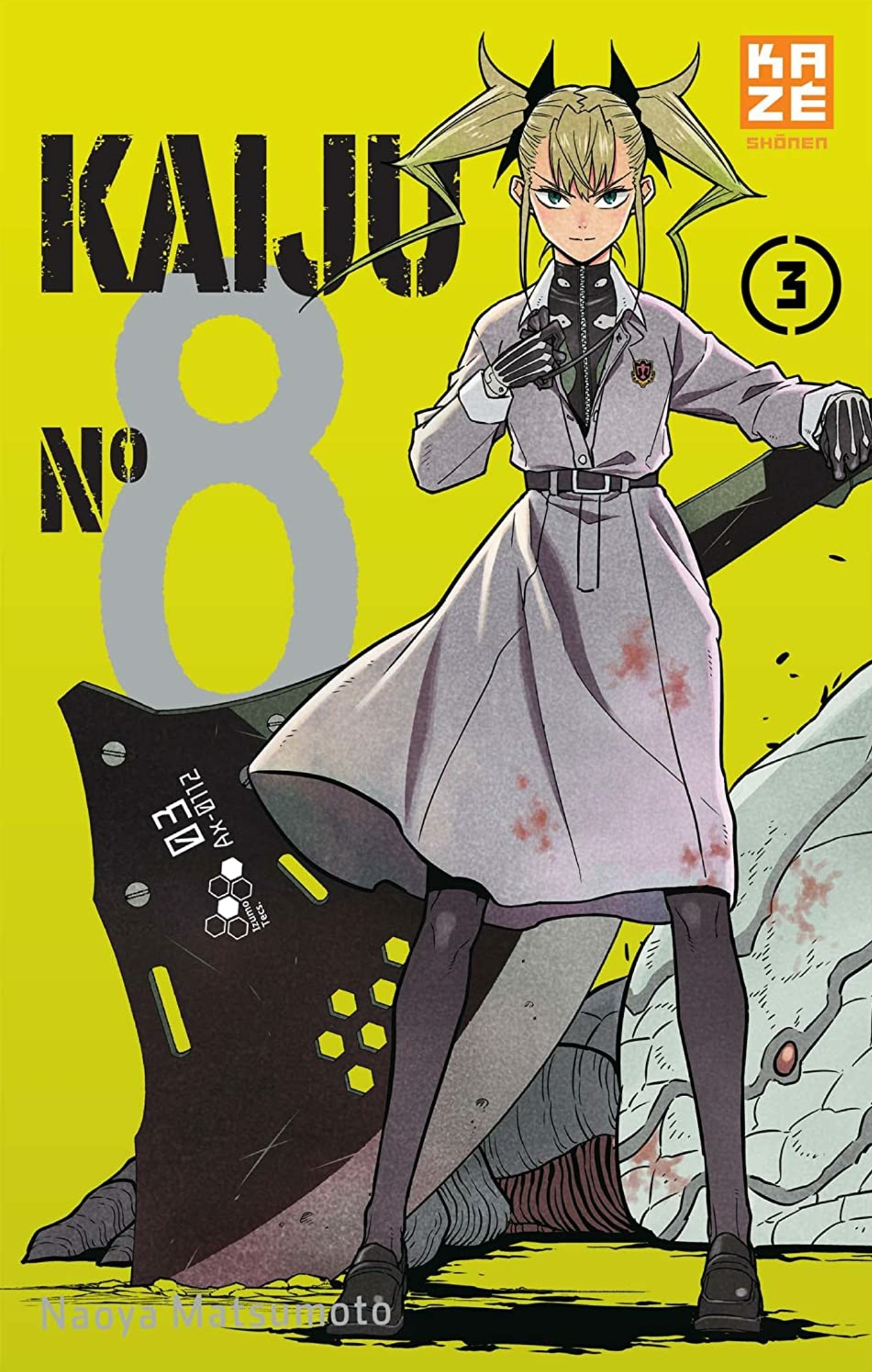 Kaiju N°8 T03 (Paperback, French language, 2022, Kazé manga)