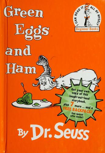 Dr. Seuss: Green Eggs and Ham (1988) (Hardcover, 1988, Beginner Books (Div. of Random House, Inc.) In Canada by Random House of Canada Limited)