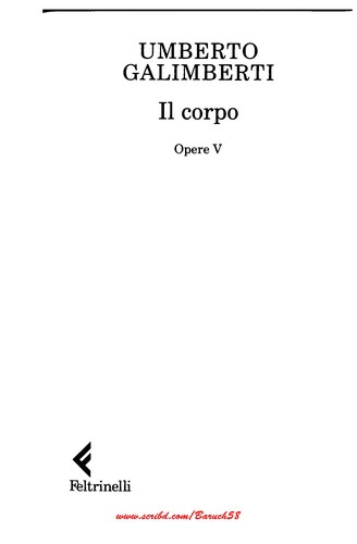 Il Corpo (Italian language, 2005, Feltrinelli)