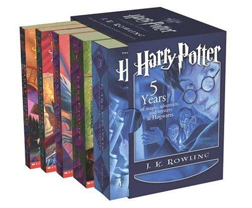 Harry Potter Paperback Boxed Set (Books 1-5) (2004, Scholastic Inc.)