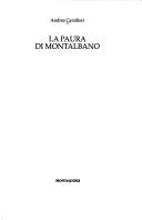 La Paura Di Montalbano (Hardcover, 2002, Mondadori (IT))