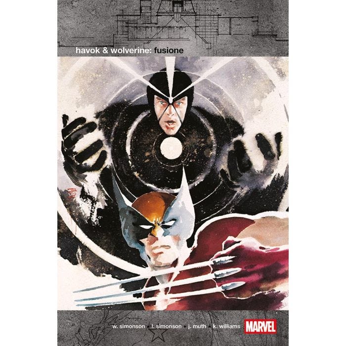 Louise Simonson, Kent Williams, John J. Muth, Walter Simonson: Havok & Wolverine: Fusione (Hardcover, Italiano language, Panini)
