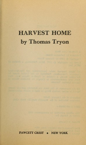 Thomas Tryon: Harvest Home (1985, Fawcett)