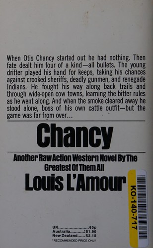 CHANCY (Paperback, 1968, Bantam)
