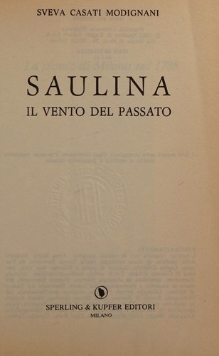 Saulina (Italian language, 1983, Sperling & Kupfer)