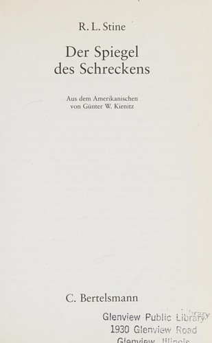 R. L. Stine: Gänsehaut (German language, 1999, Bertelsmann)