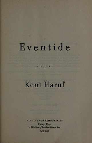 Eventide (2005, Vintage Books)