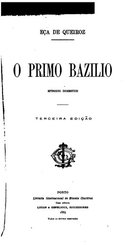 O primo Bazilio: episodio domestico (1887, Lugan)