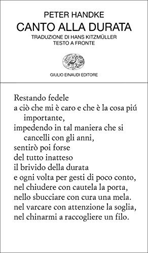 Canto alla durata (2015, Einaudi)