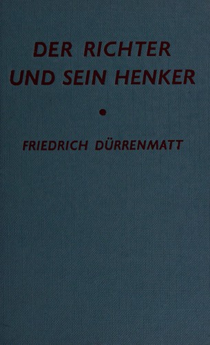 Der Richter und sein Henker (German language, 1962, Harrap)