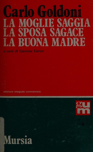 Carlo Goldoni, C Goldoni: Einaudi (Italian language, 1991, Gruppo Editoriale Mursia)