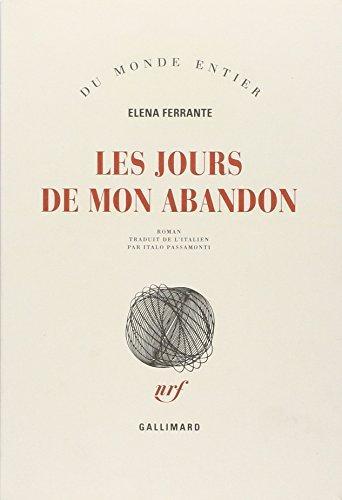 Les jours de mon abandon (French language)