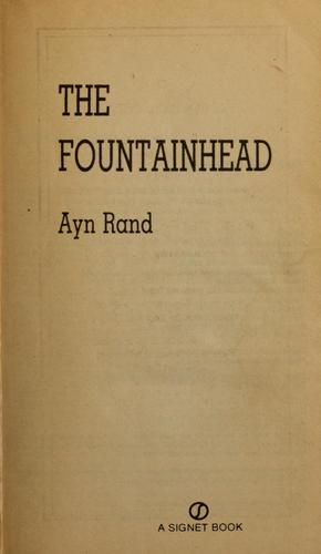 The fountainhead (1943, Signet/New American Library)