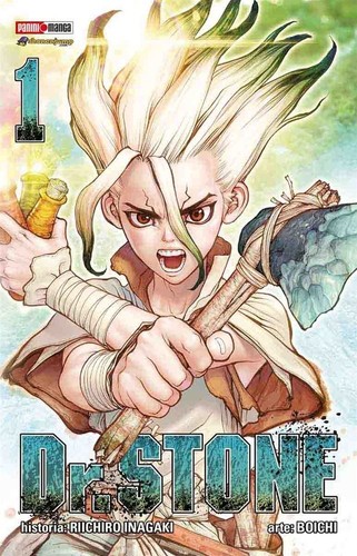 Riichiro Inagaki: Dr. STONE, Vol. 1 (Spanish language, 2021, Panini)