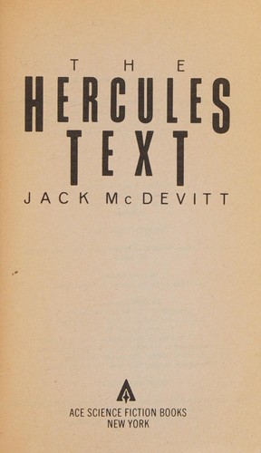 The Hercules Text (Ace Special, No 7) (1986, Ace Books)