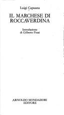 Luigi Capuana: Il marchese di Roccaverdina (Italian language, 1991, Mondadori)