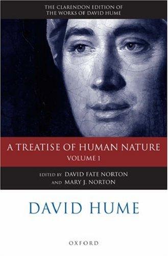 David Hume, Ernest C. Mossner: David Hume: A Treatise of Human Nature Volume 1 (2007, Oxford University Press, USA)